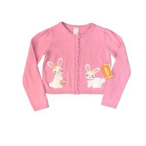 🆕 Gymboree Pink Bunny Cardigan Sweater